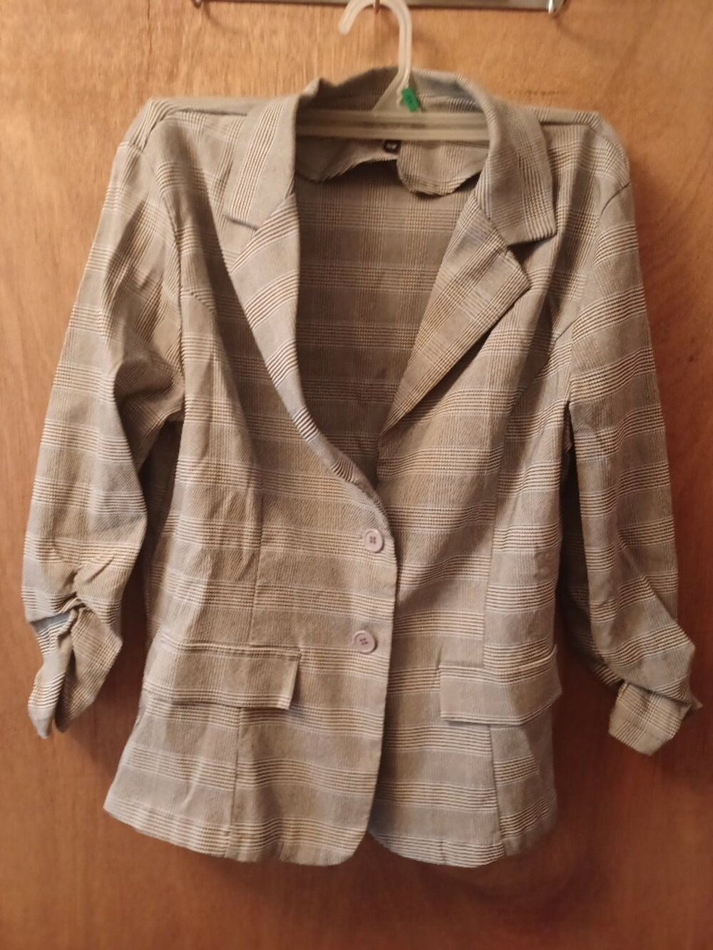 Lily Morgan Women's Blazer Plaid